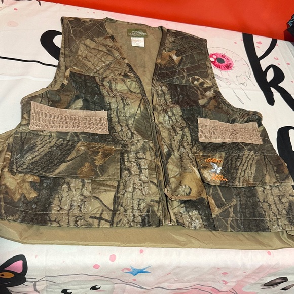 Mens Hunting Vest Multi‑Pocket (Real Tree Hardwood) Vest Sz M Nwot - Picture 6 of 11